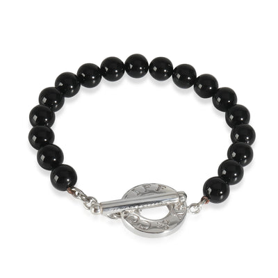 Onyx Bracelet in Sterling Silver