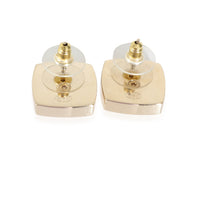 2023 CC Strass & Faux Pearl Stud Gold Plated Earring