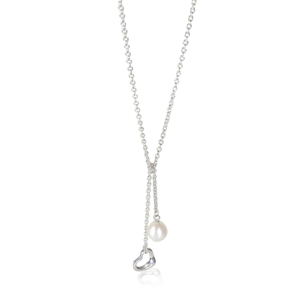 Elsa Peretti Pearl Fashion Necklace in  Sterling Silver