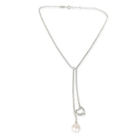 Elsa Peretti Pearl Fashion Necklace in  Sterling Silver