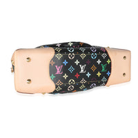 Black Monogram Multicolore Canvas Judy MM