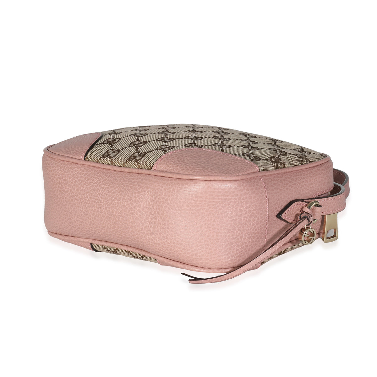 Pink Dollar Calfskin GG Canvas Mini Bree Messenger