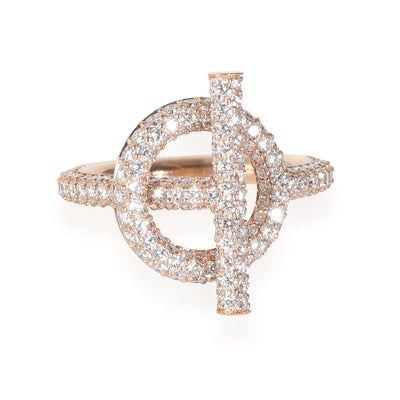 Echappee Ring in 18k Rose Gold 1.38 CTW