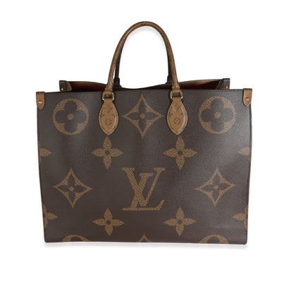 Reverse Monogram Canvas Onthego GM