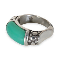 Dot Collection Chrysoprase Fashion Ring in  Sterling Silver