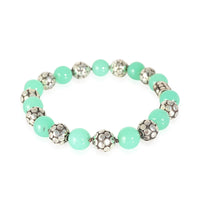 Dot Collection Chrysoprase Bracelet in  Sterling Silver