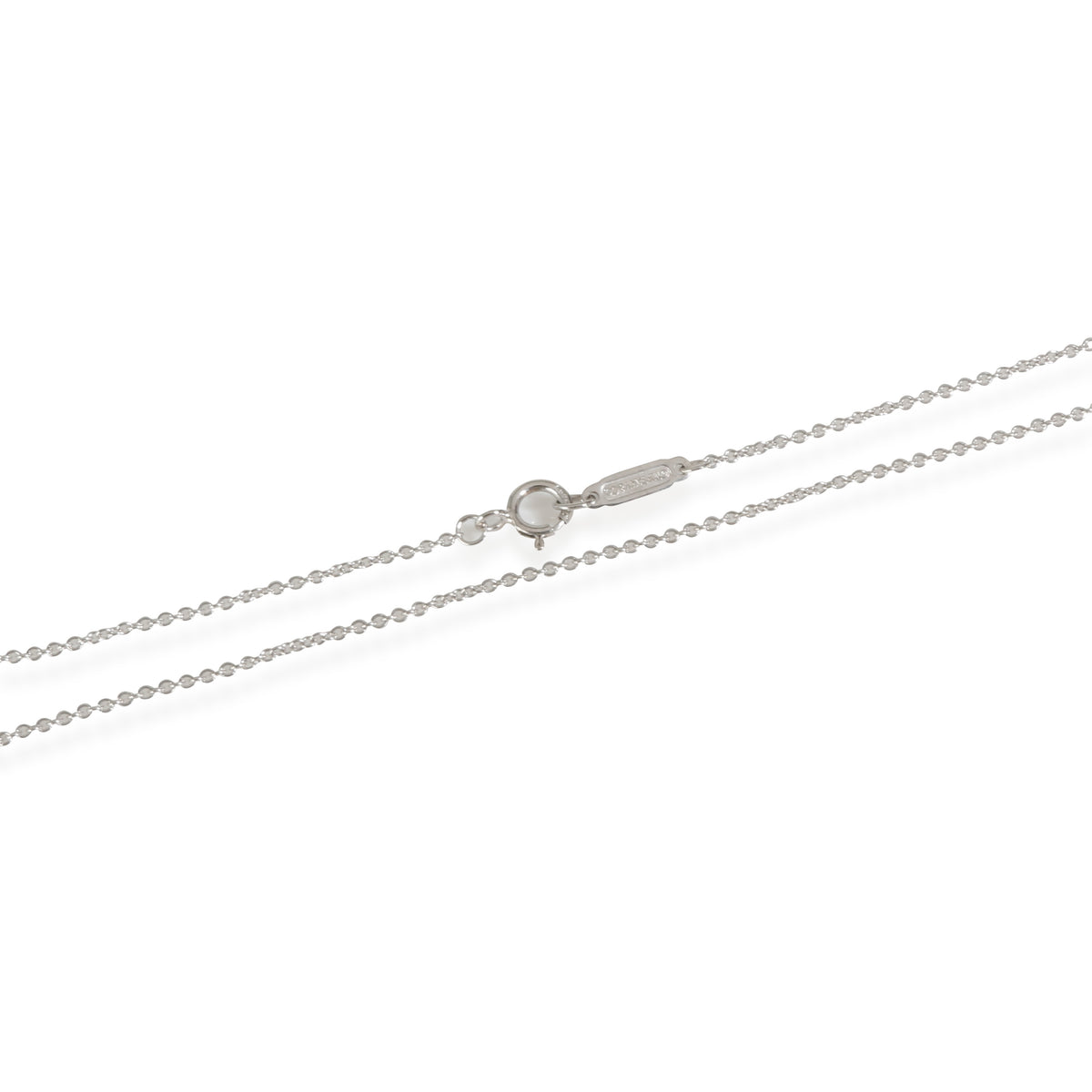 Cable Chain in 18k White Gold, 20 inches