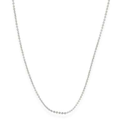 Cable Chain in 18k White Gold, 20 inches