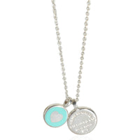 Return To Tiffany Double Circle Pendant in  Sterling Silver