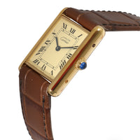 le Must de Cartier Tank 1615 Unisex Watch in  Vermeil