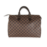 Damier Ebene Canvas Speedy 35