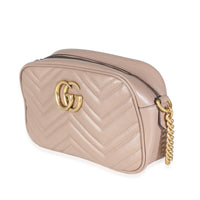 Beige Matelasse Small GG Marmont Bag