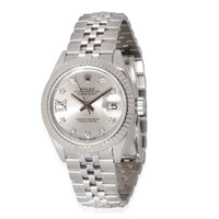 Datejust 279174 Womens Watch in 18K Stainless Steel/White Gold