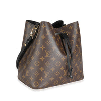 Black Monogram Canvas NeoNoe MM