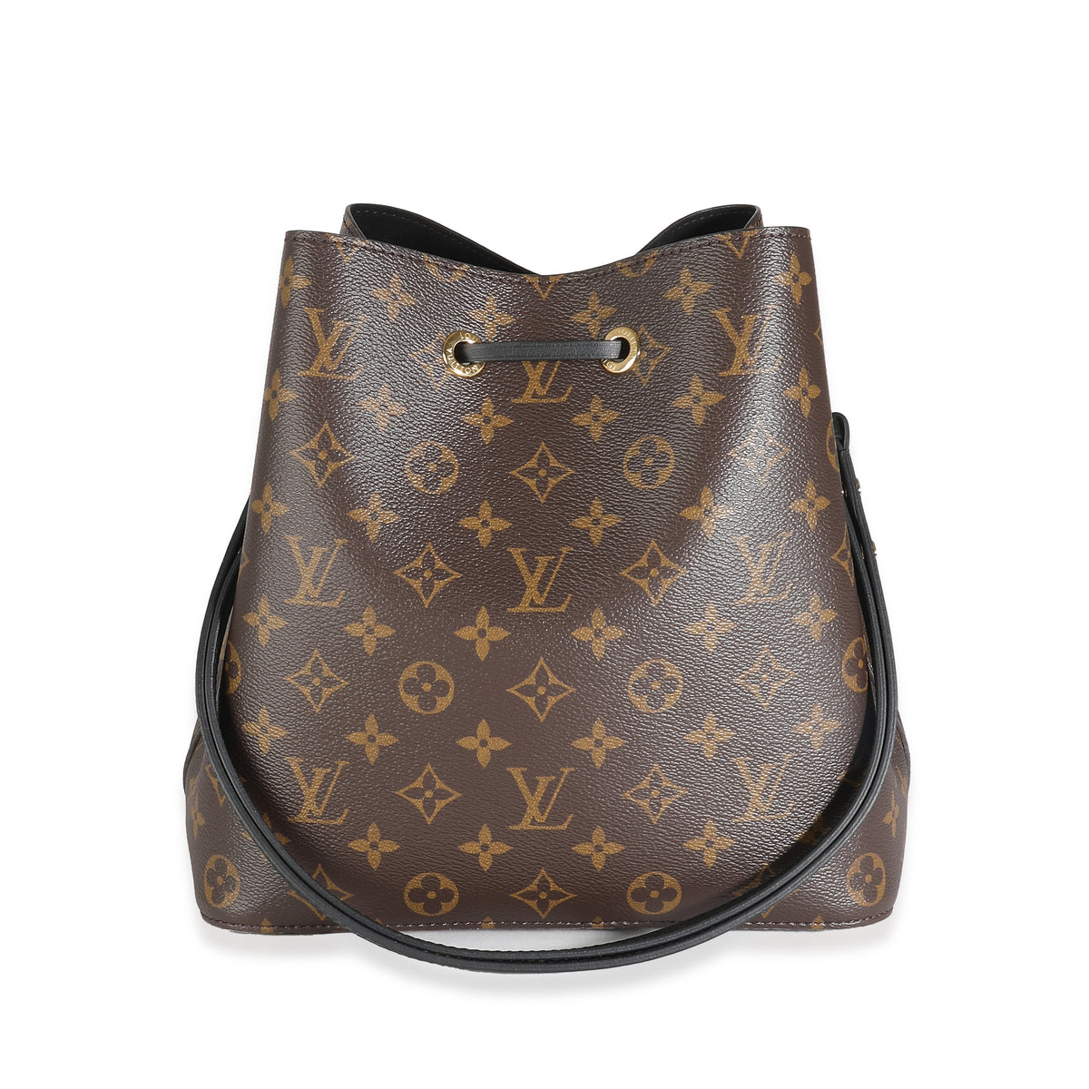 Black Monogram Canvas NeoNoe MM