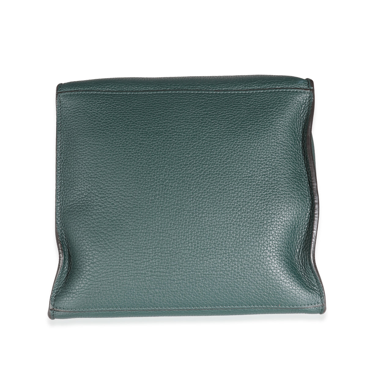 Green Supple Grained Calfskin Small Big Bag