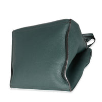 Green Supple Grained Calfskin Small Big Bag