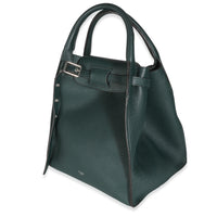 Green Supple Grained Calfskin Small Big Bag