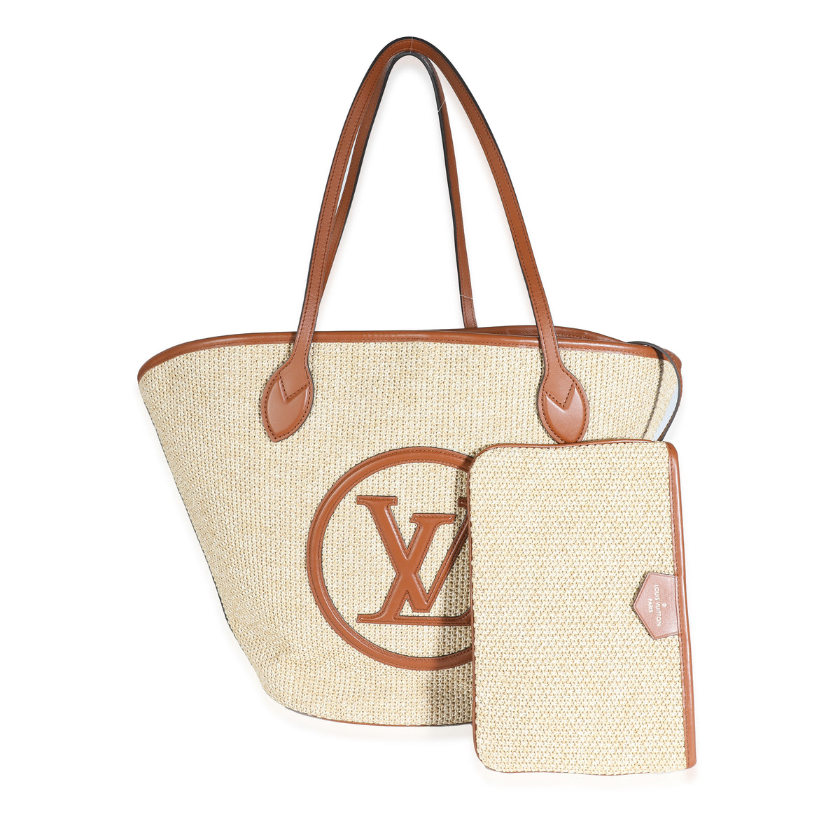 Caramel Raffia Saint Jacques Tote