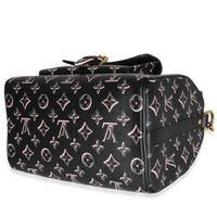 Black Pink Monogram Canvas Fall For You Speedy Bandouliere 25