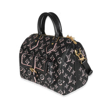 Black Pink Monogram Canvas Fall For You Speedy Bandouliere 25