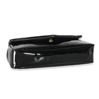 Black Patent Medium Calypso Chain Bag