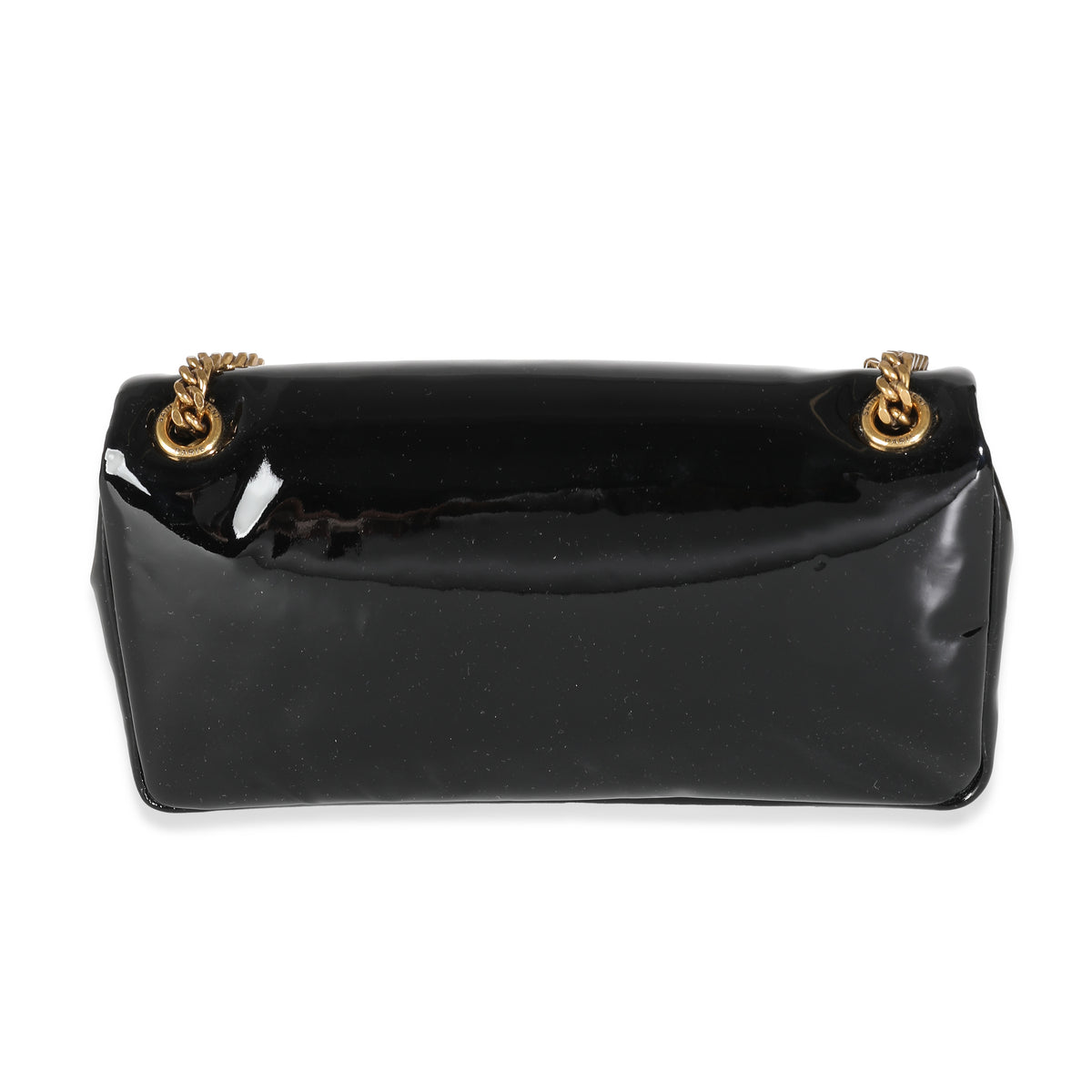 Black Patent Medium Calypso Chain Bag