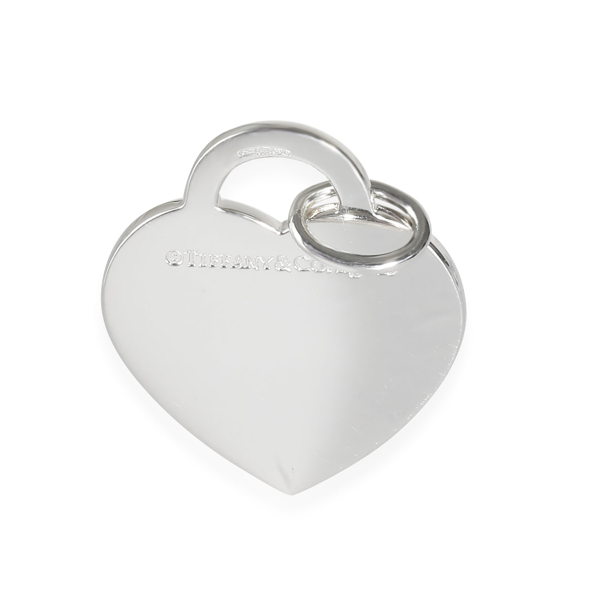 Return To Tiffany Heart Pendant With Pink Enamel Sterling Silver