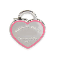 Return To Tiffany Heart Pendant With Pink Enamel Sterling Silver