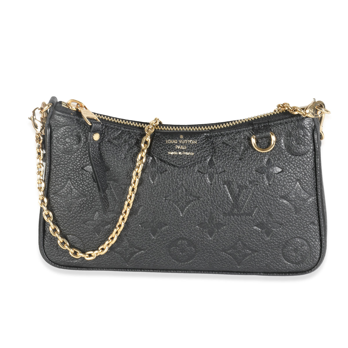 Louis Vuitton Black Monogram Empreinte Easy Pouch On Strap