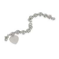 Heart Tag Bracelet in  Sterling Silver
