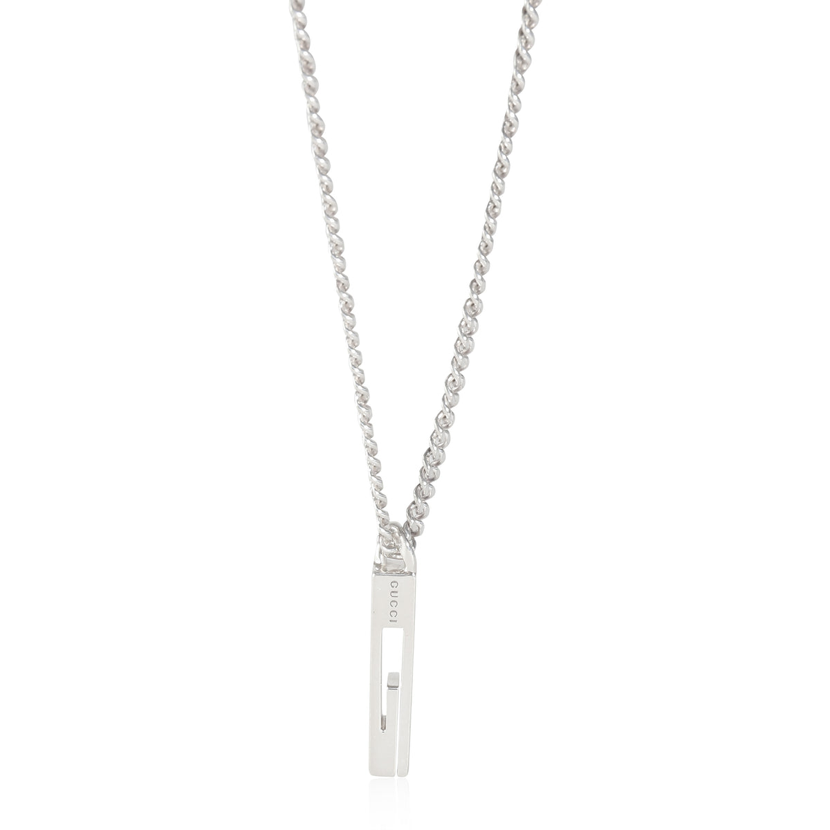 G Bar Pendant in  Sterling Silver