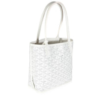 White Goyardine Canvas Mini Anjou