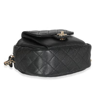 Black Quilted Caviar Day Camera Case