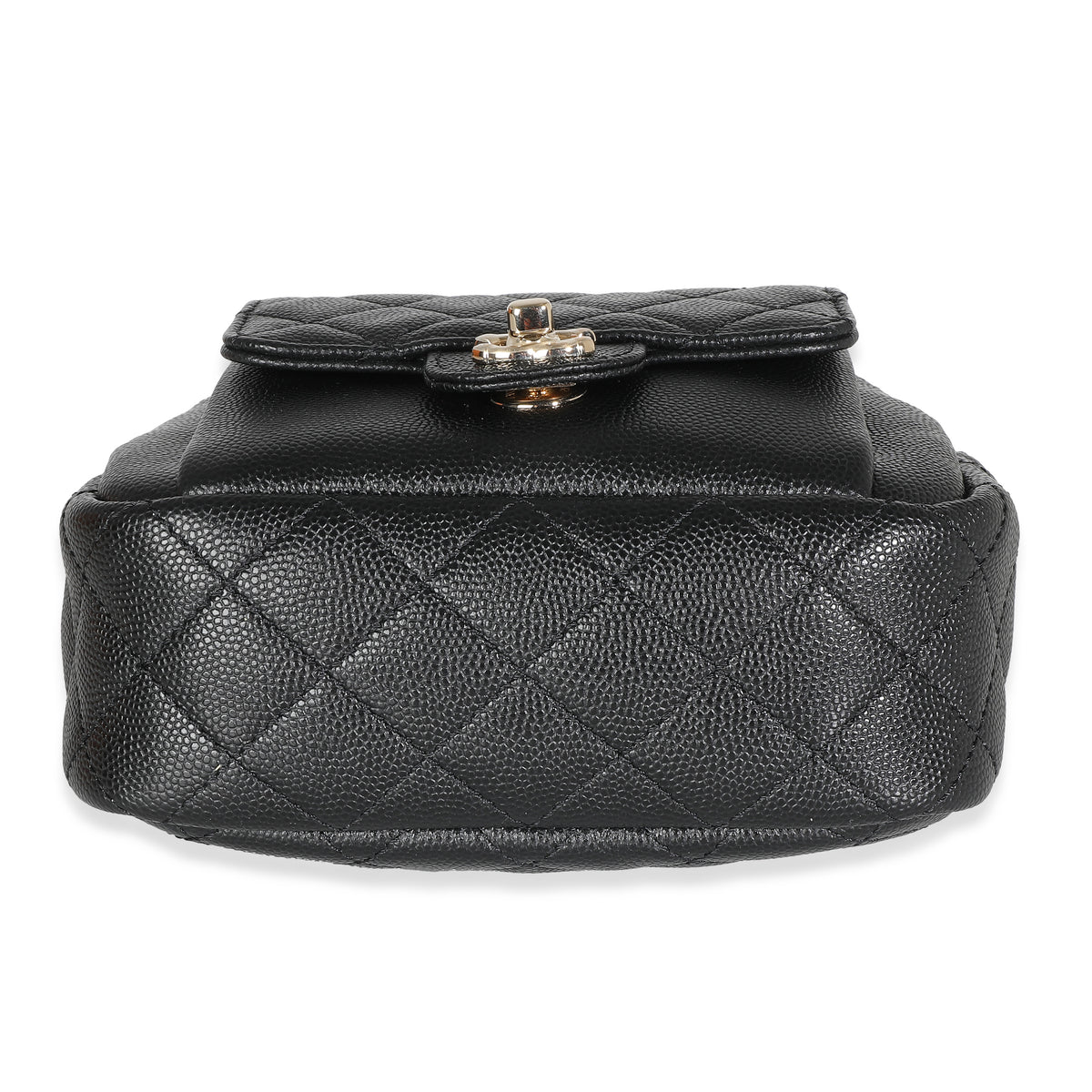 Black Quilted Caviar Day Camera Case