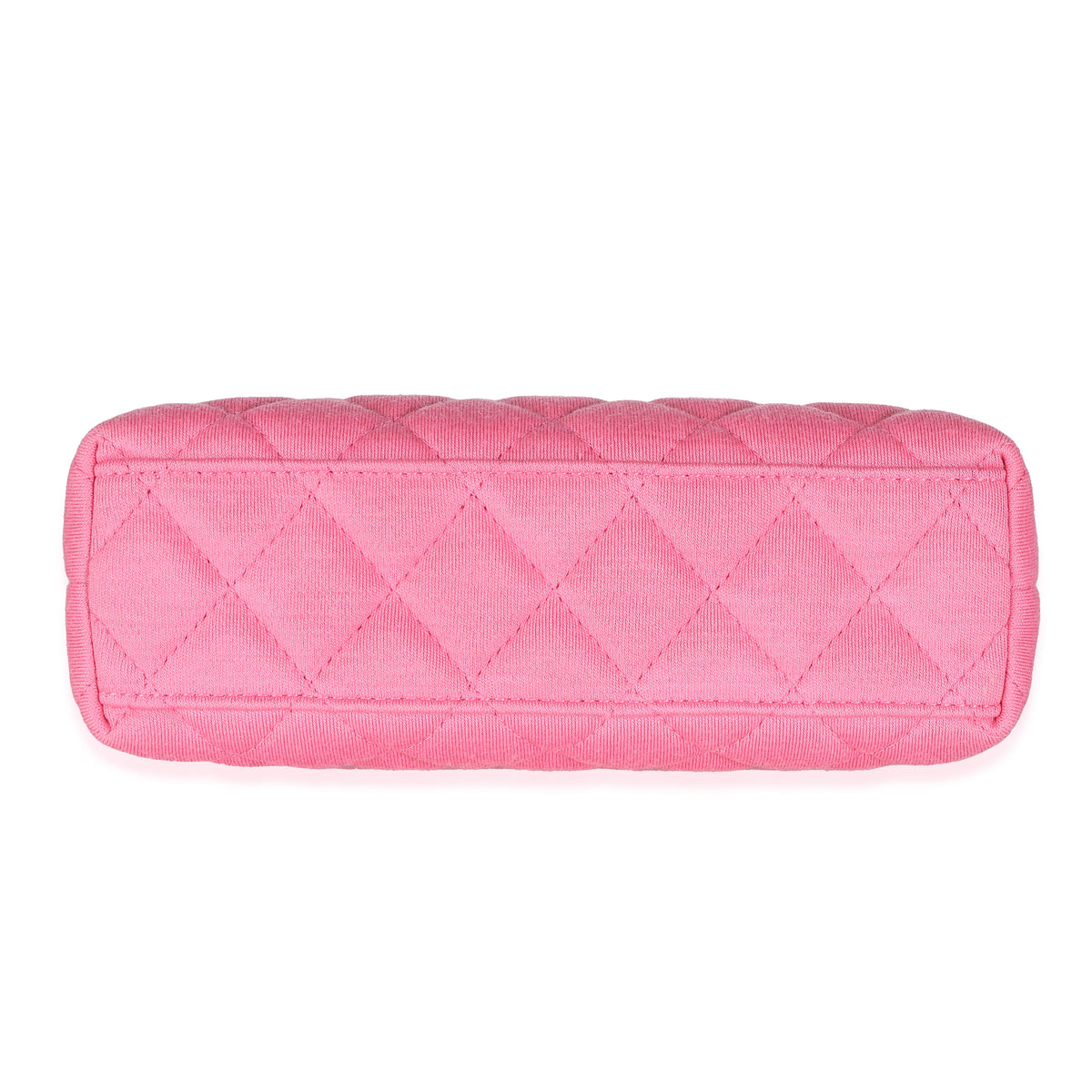 Pink Quilted Jersey Nano Kelly Shopper