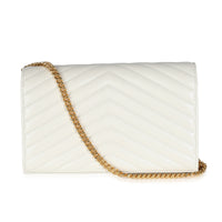 Crema Soft Lambskin Cassandre Chain Wallet