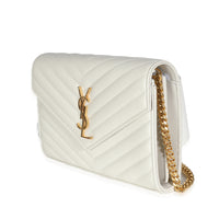 Crema Soft Lambskin Cassandre Chain Wallet