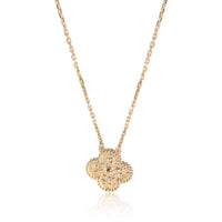 Vintage Alhambra Pendant in 18k Yellow Gold