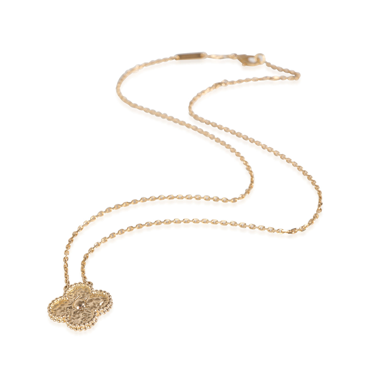 Vintage Alhambra Pendant in 18k Yellow Gold