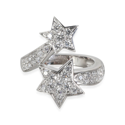 Comete Fashion Ring in 18k White Gold 0.65 CTW