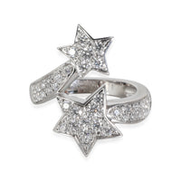 Comete Fashion Ring in 18k White Gold 0.65 CTW