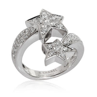 Comete Fashion Ring in 18k White Gold 0.65 CTW