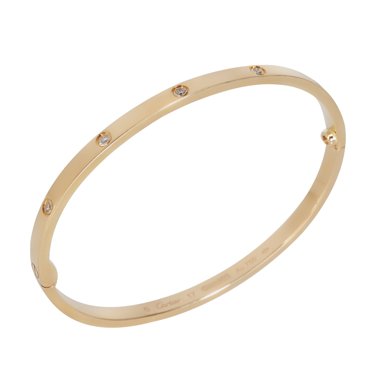 Love Bracelet, 10 Diamond (Yellow Gold)