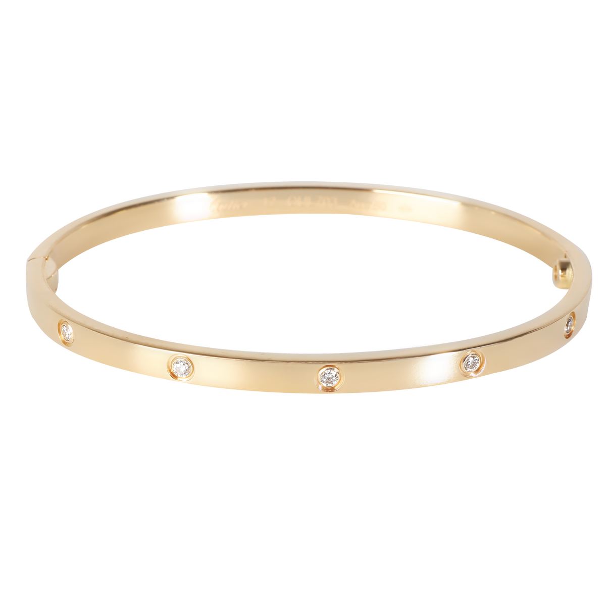 Love Bracelet, 10 Diamond (Yellow Gold)