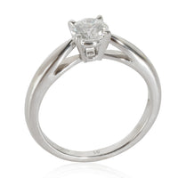 Bonheur Engagement Ring in  Platinum Colorless VVS2