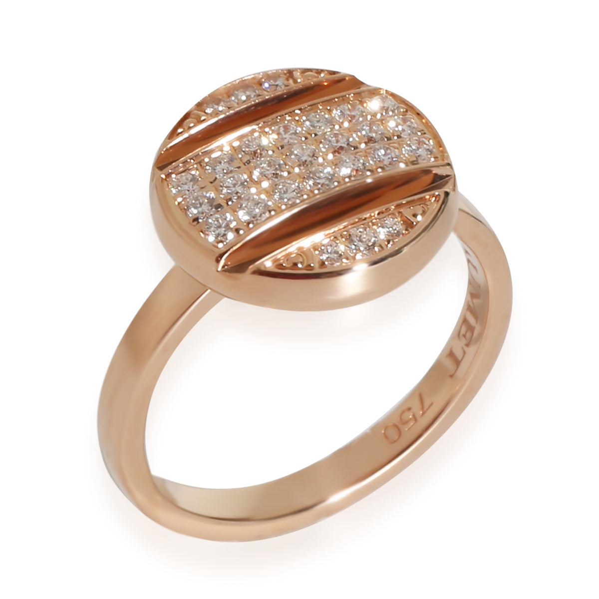 Chaumet Class One Ring in 18K 18K Rose Gold 0.2 CTW pv