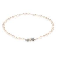 Akoya Pearl Necklace in 18K White Gold