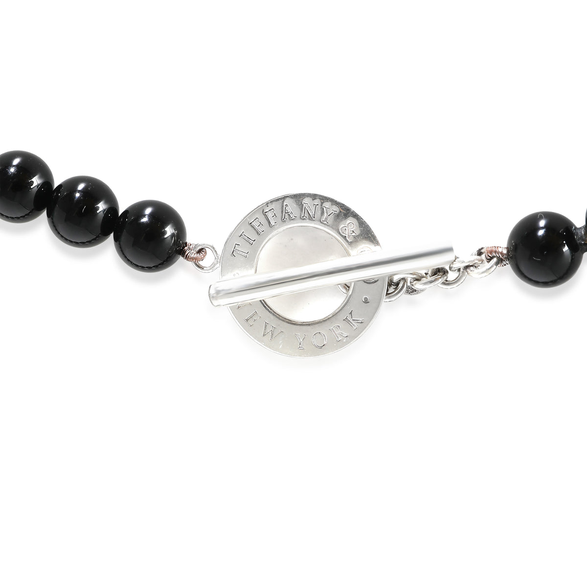 Onyx Fashion Necklace in  Sterling Silver