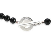 Onyx Fashion Necklace in  Sterling Silver